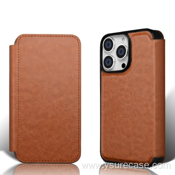 Three Color Pu Leather Phone Case